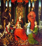 Hans Memling Triptych of St.John the Baptist and St.John the Evangelist oil on canvas
